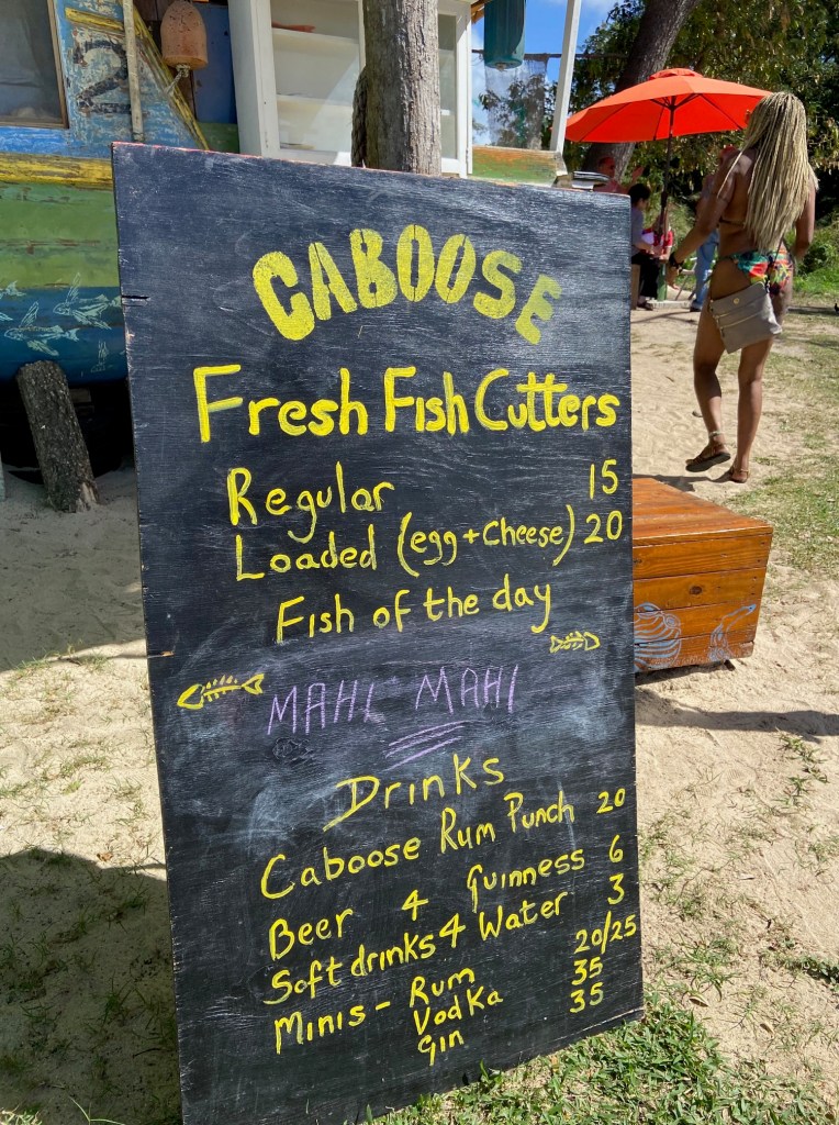 Caboose menu